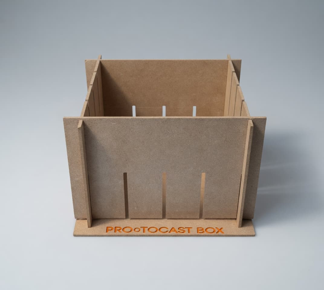 The Box · 10″ adjustable — The Box adjustable molding box